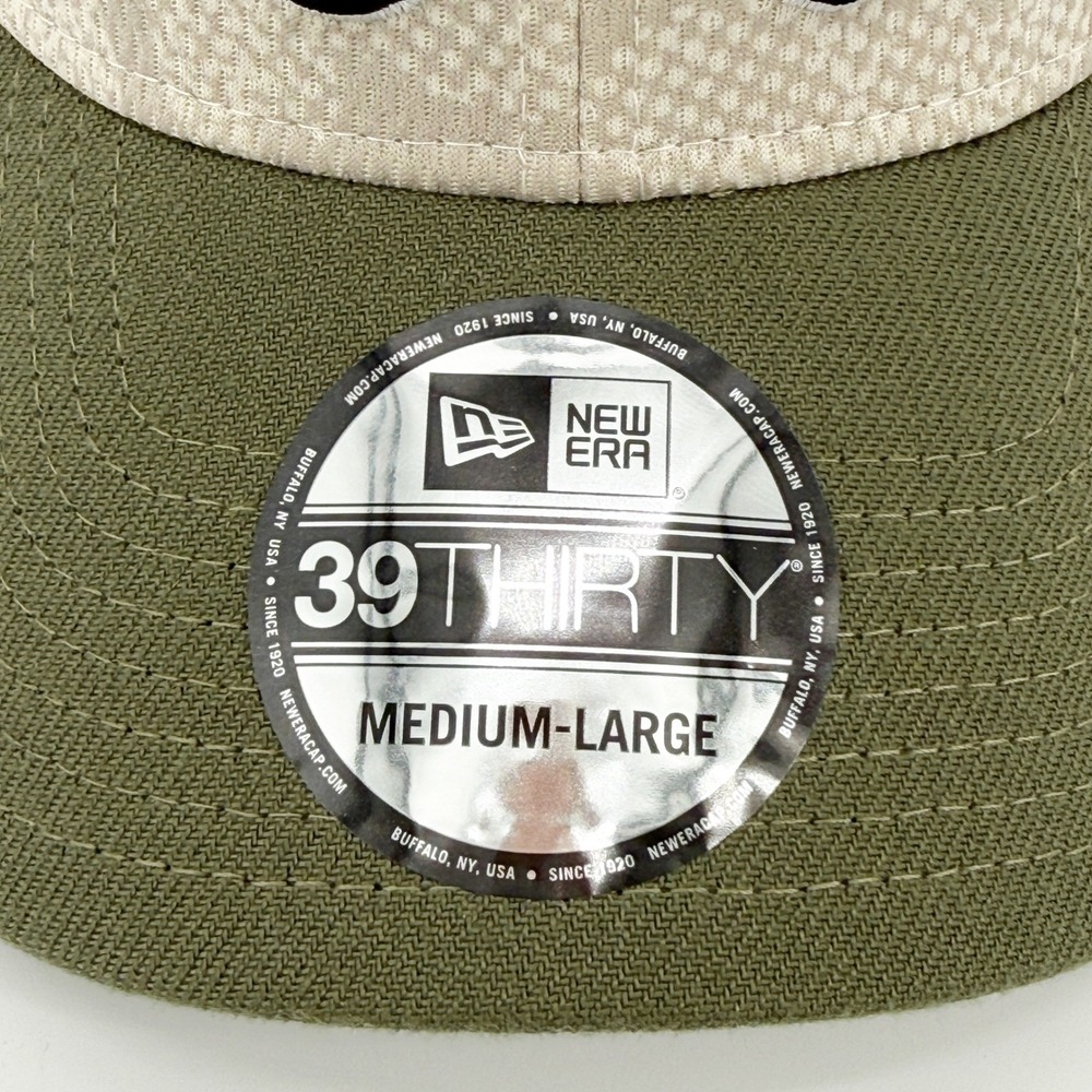 Atlanta Braves MLB Hat Khaki Armed Forces Day 2025 39THIRTY Stretch‎ Fit Cap NEW - Picture 3 of 14